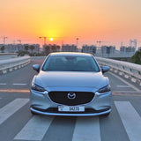 Mazda 6 2024 (Silver) - Alwafer Rent A Car